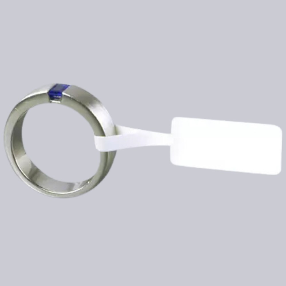 Rola Etichete Bijuterii, Flippy, 1000 et./rola, din Plastic, 90 x 30 mm, Alb