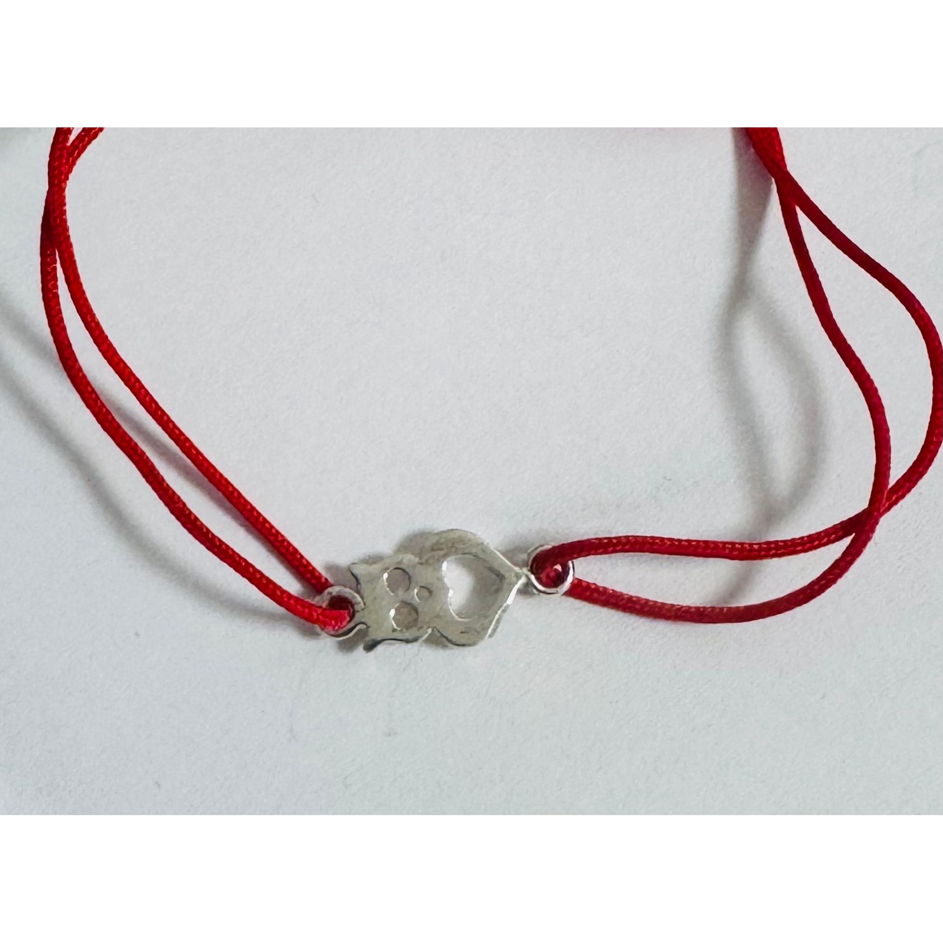 Bratara Snur Reglabil, Argint 925, Bufnita cu Inima, Jolie Silver