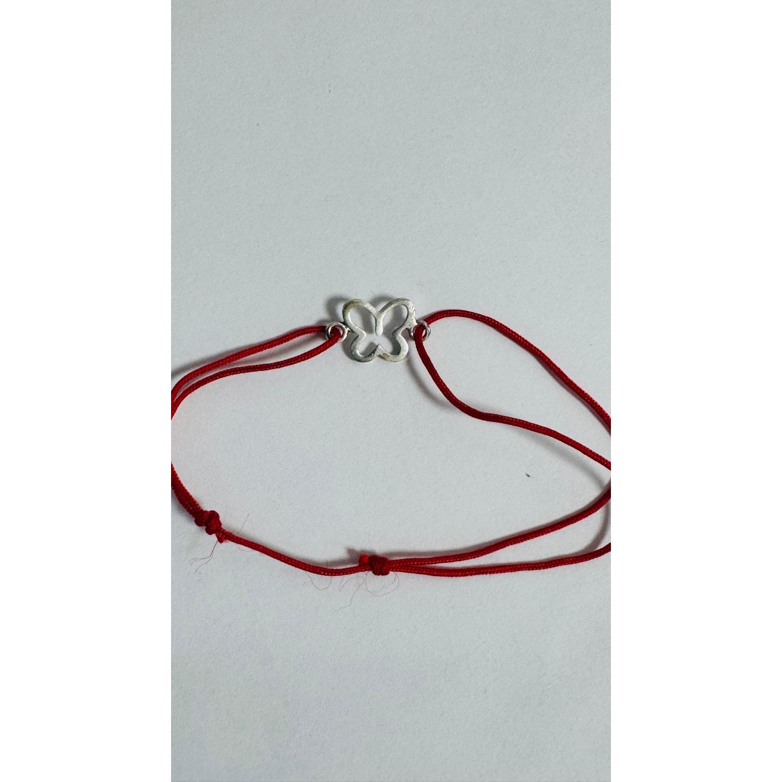 Bratara Snur Reglabil, Argint 925, Fluturas Contur, Jolie Silver