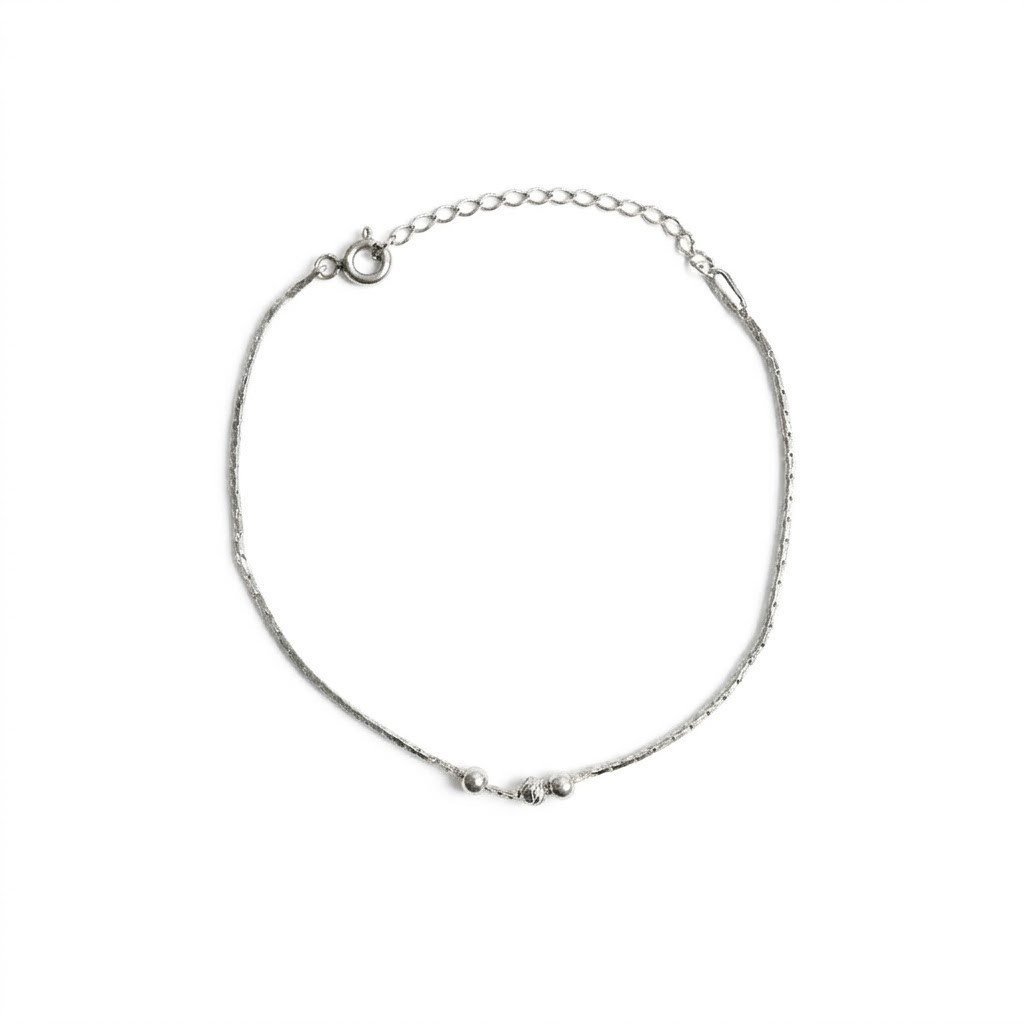 Bratara Din Argint 925 Cu 3 Bile, Jolie Silver, Reglabila,1.1 g