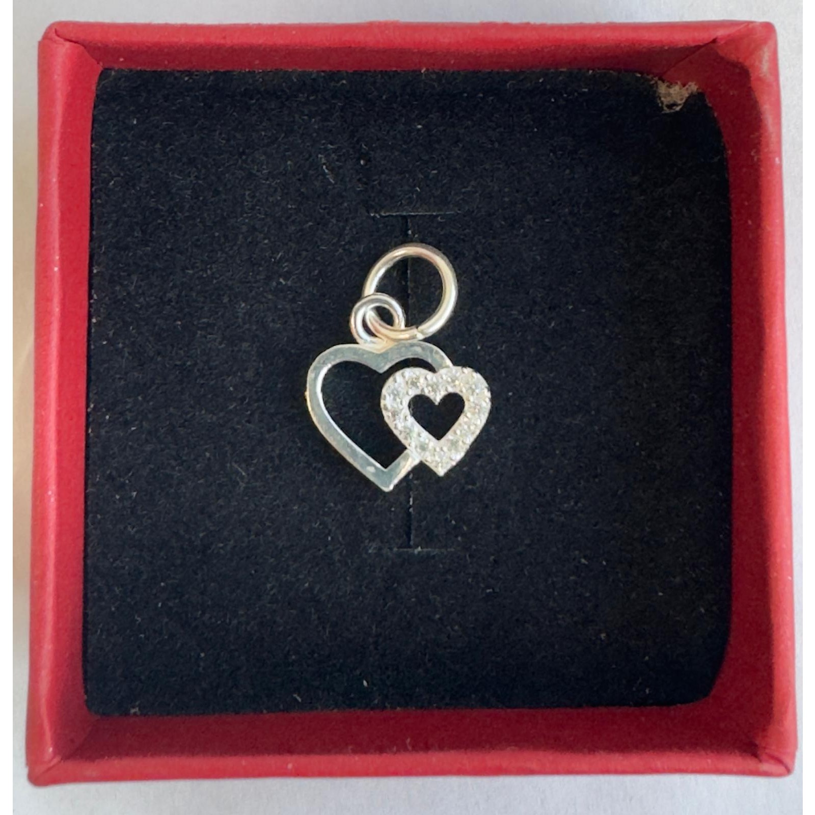 Pandantiv din Argint 925, Inimi Unite, 0.8 g, Jolie Silver