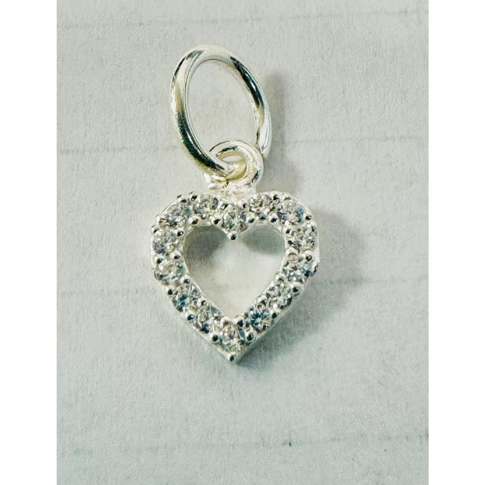 Pandantiv din Argint 925, Inimioara Zirconii, 0.6 g, Jolie Silver