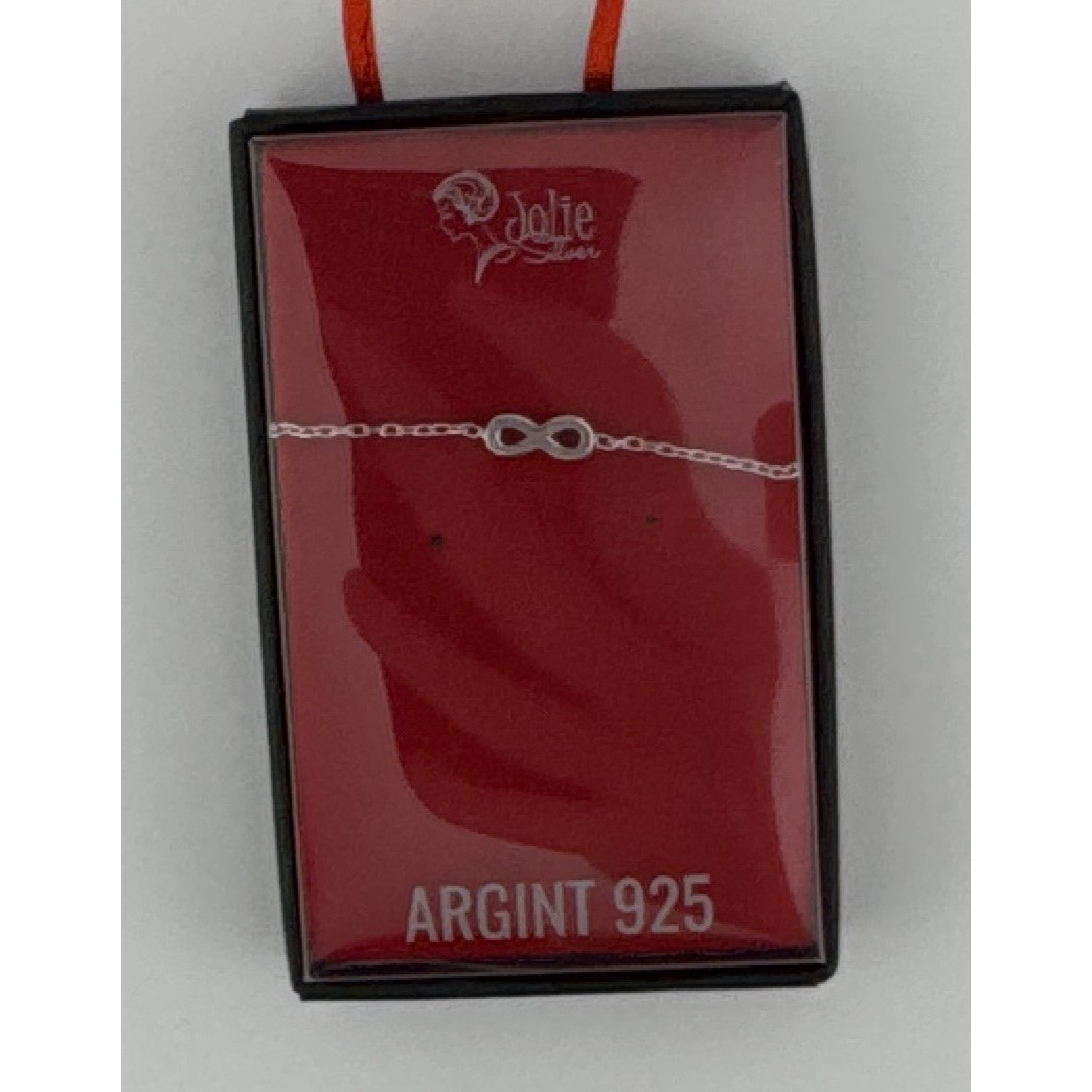 Brățară din Argint 925,  Jolie Silver, Model Cu Infinit, 1.54g