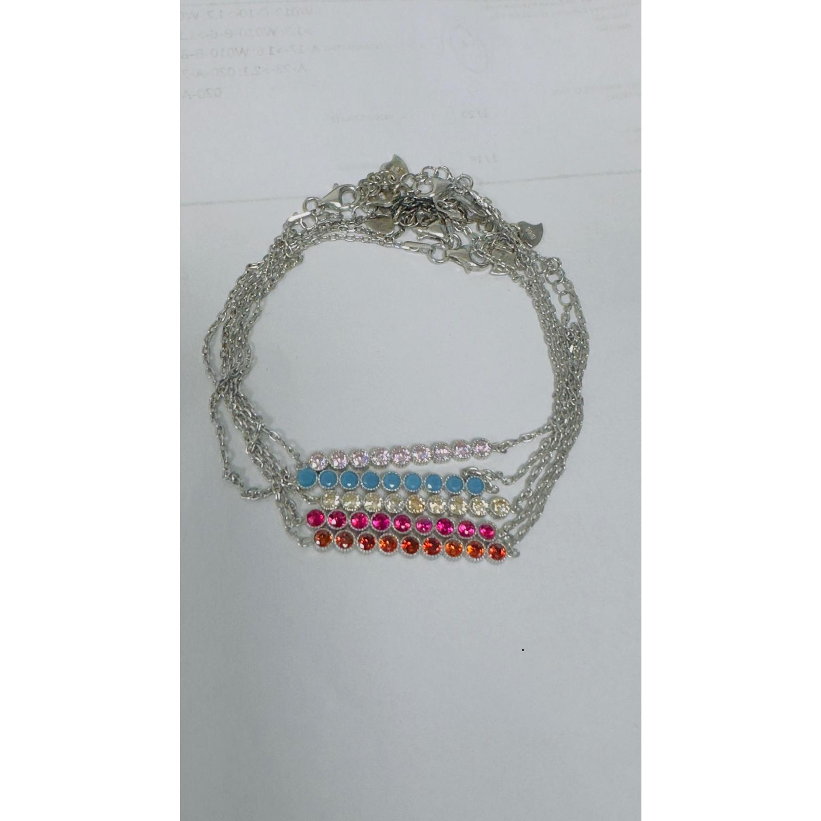 Bratara din Argint 925, tip Tenis cu 9 Pietre, 2.12 g, Jolie Silver