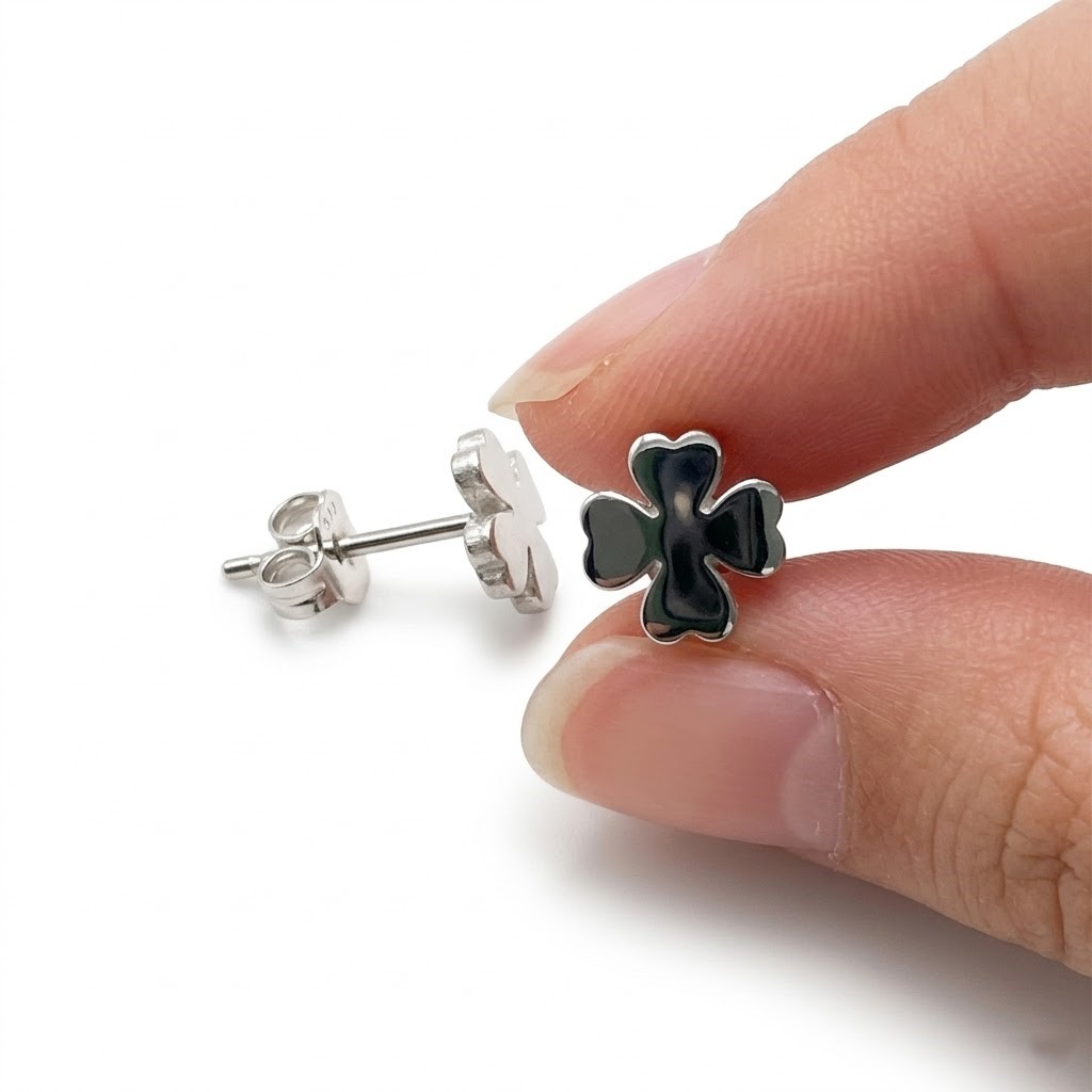 Cercei Argint 925, Jolie Silver Trifoi, 1.27 g,