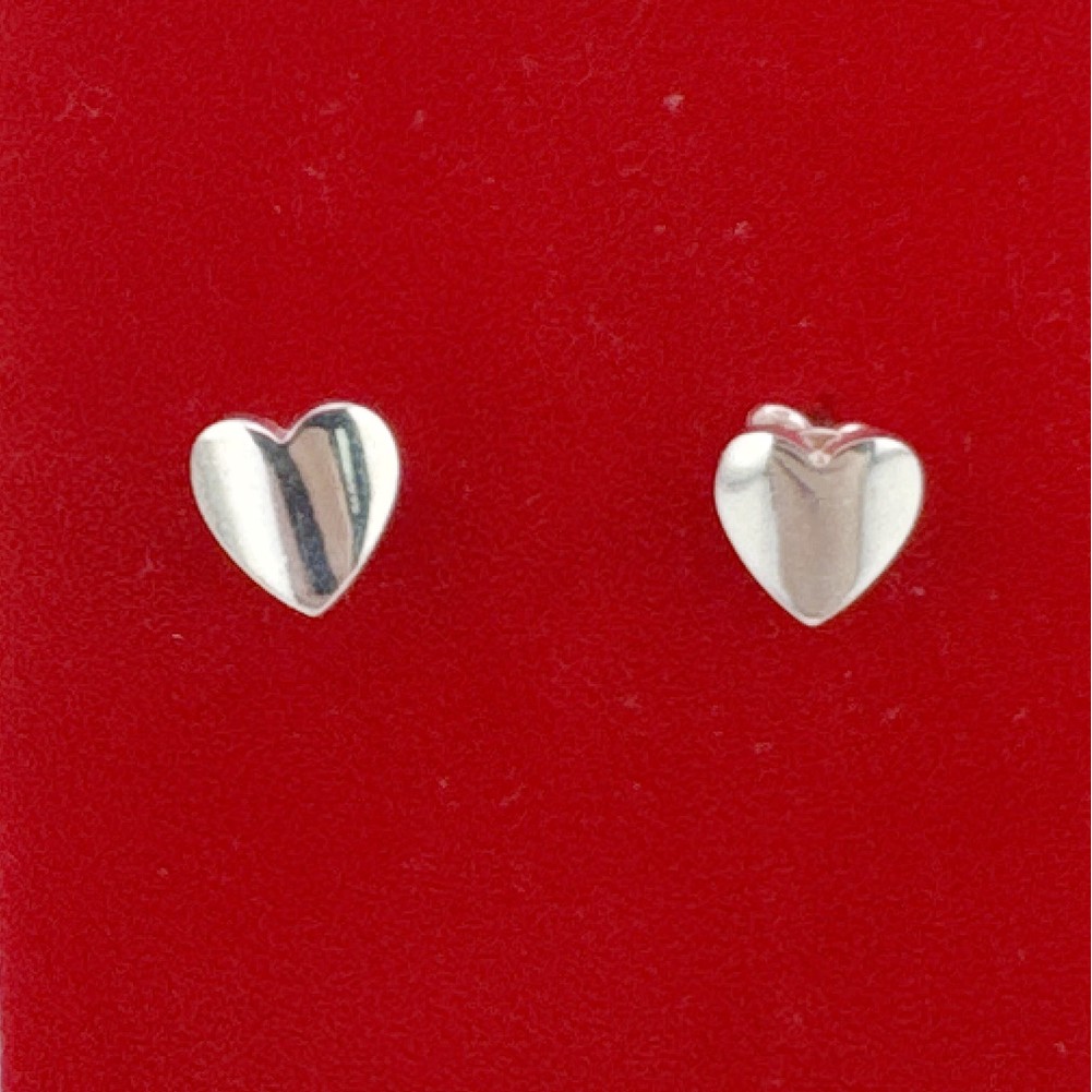 Cercei din Argint 925, Jolie Silver, pentru Dama, Model Inima, 1.27 g, Design Elegant si Romantic, Argintiu