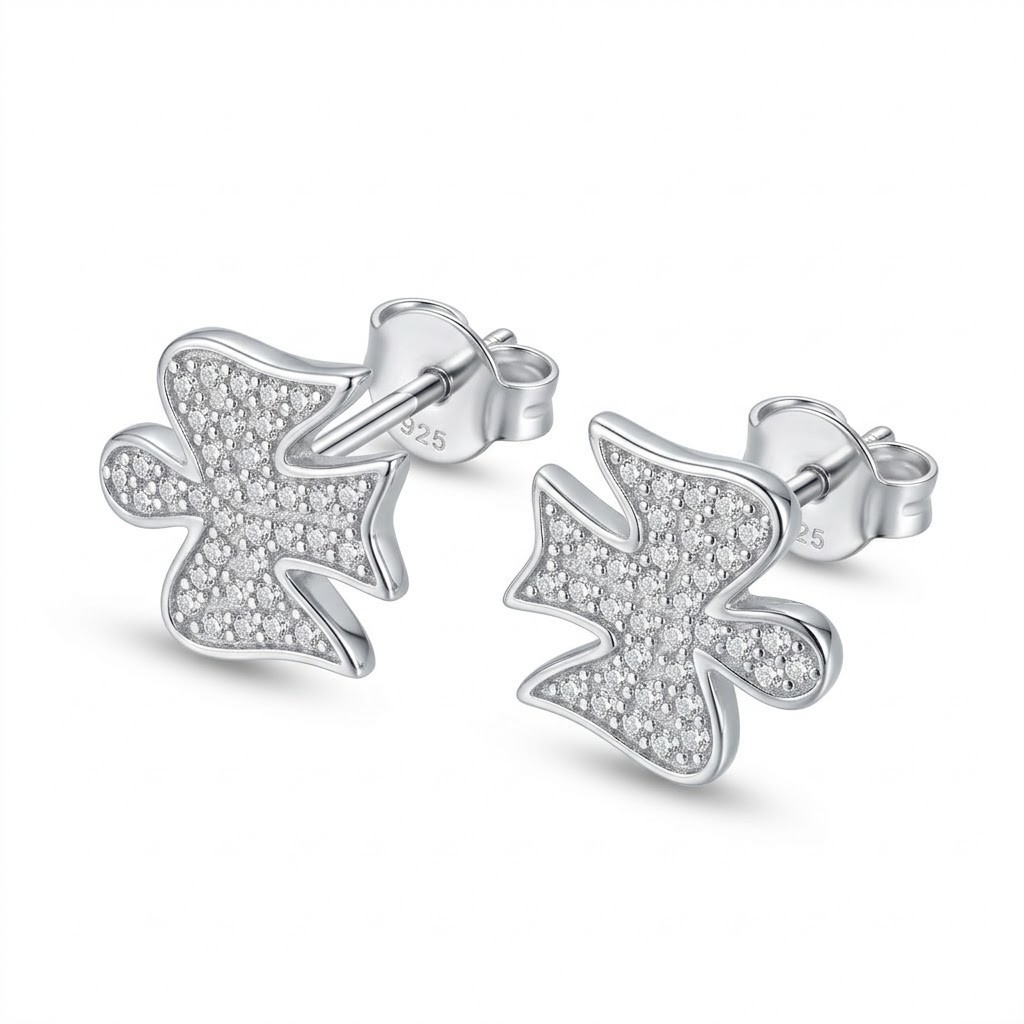 Cercei din Argint 925, Jolie Silver, Inger Pietre, 1.05 g