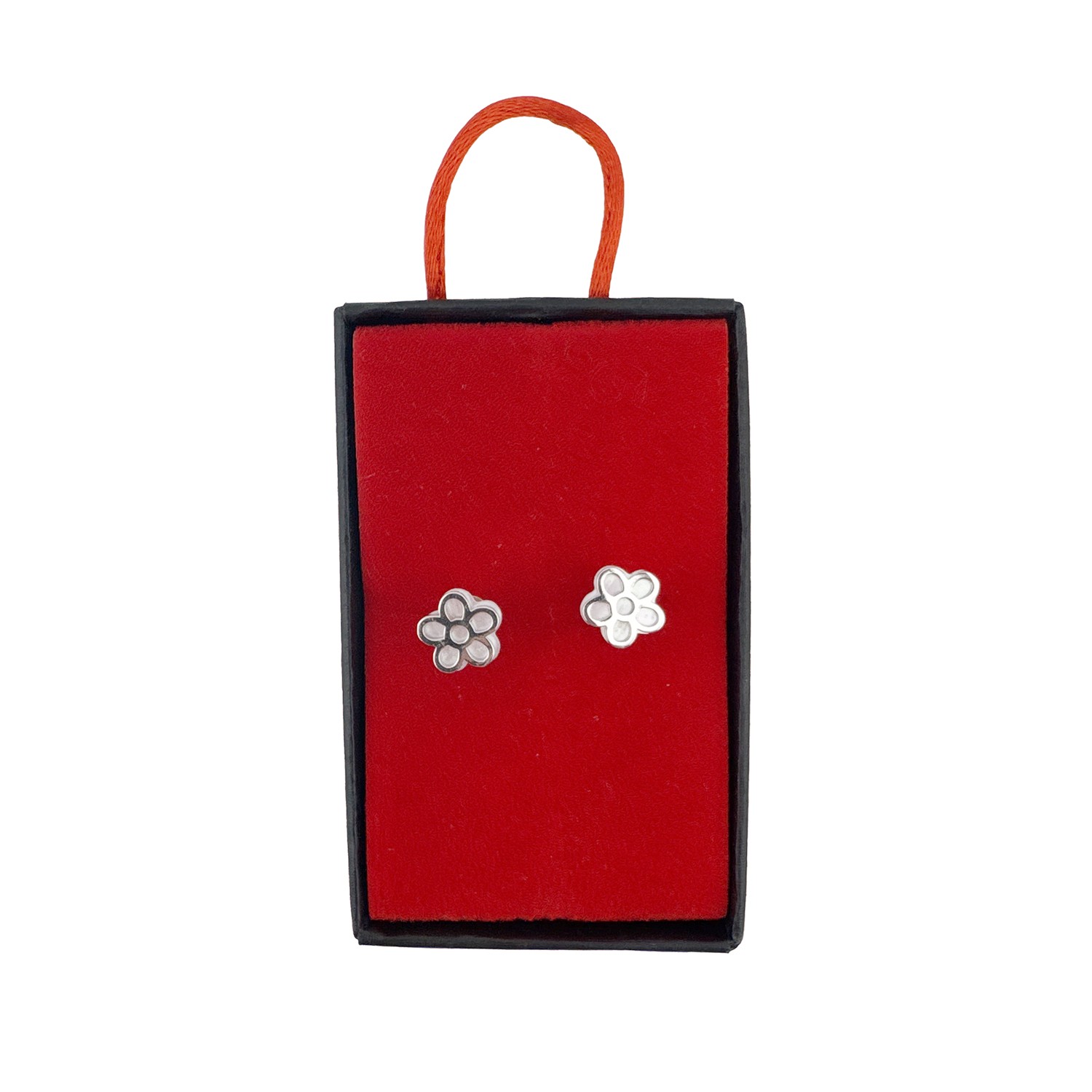 Cercei Argint 925, Jolie Silver, Floare Cu 5 Petale