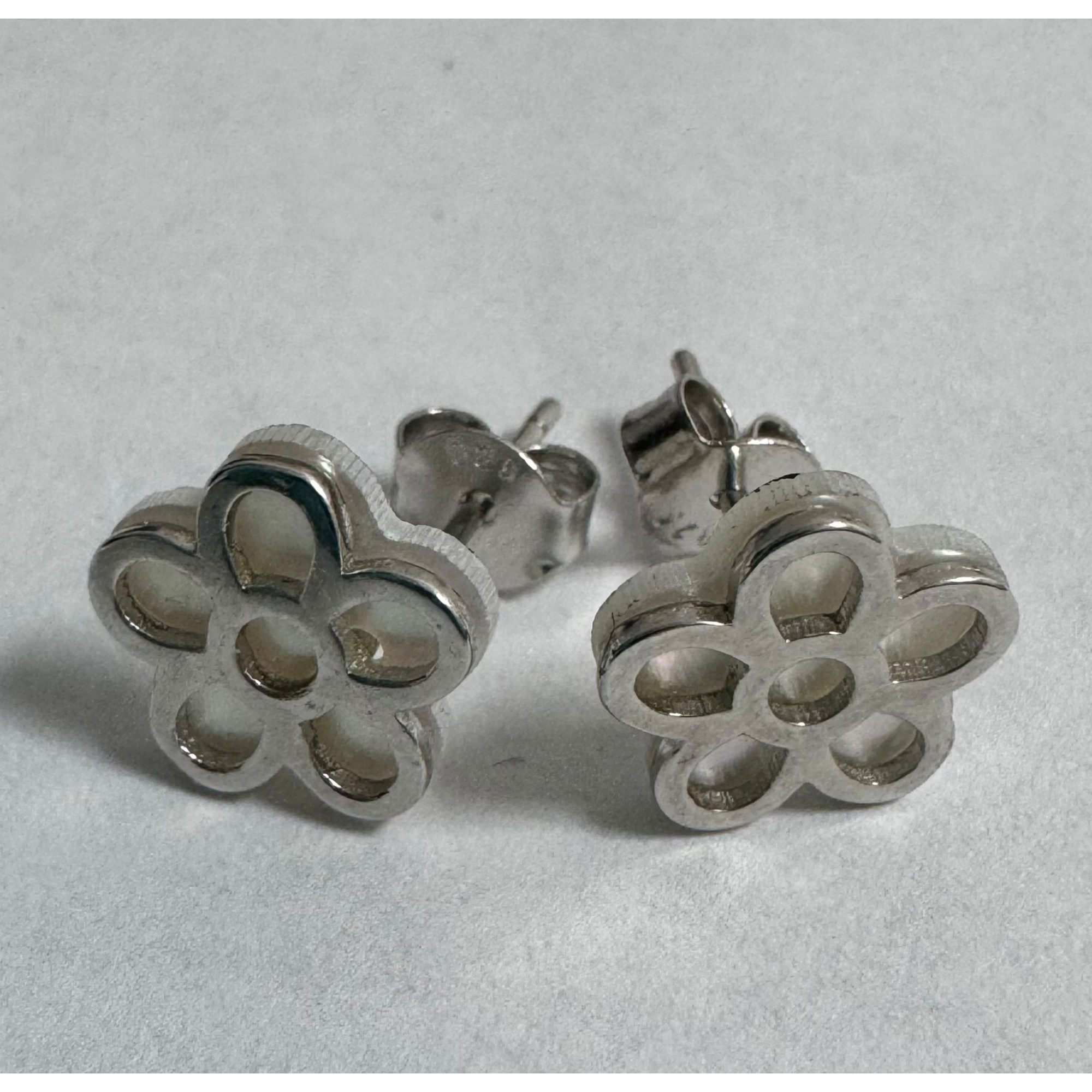 Cercei din Argint 925, Floare 5 Petale, Jolie Silver