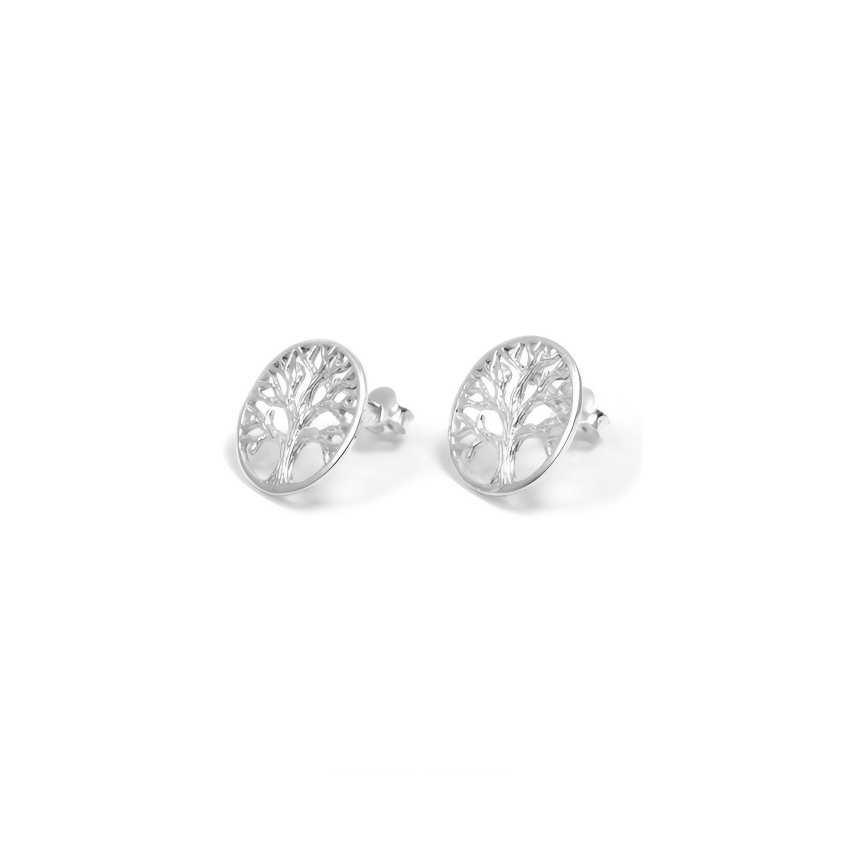 Cercei din Argint 925, Copacel in Cerc, Jolie Silver