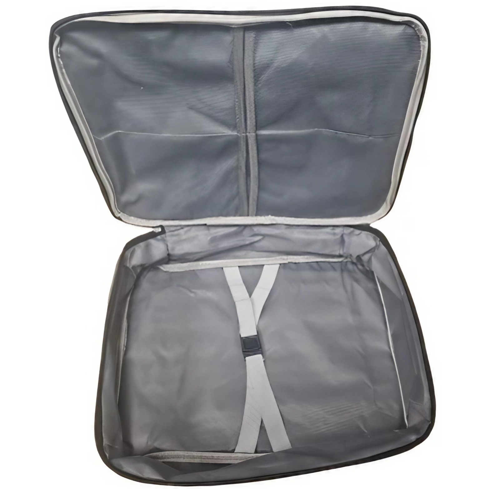 Geanta pentru Depozitare Acte si Documente, Flippy, 1 Compartiment mare cu Curele Interioare, Impermeabila, 37 x 10.5 x 27 cm, Gri Geanta pentru Depozitare Acte si Documente, Flippy, 1 Compartiment mare cu Curele Interioare, Impermeabila, 37 x 10.5 x 27 cm, Gri