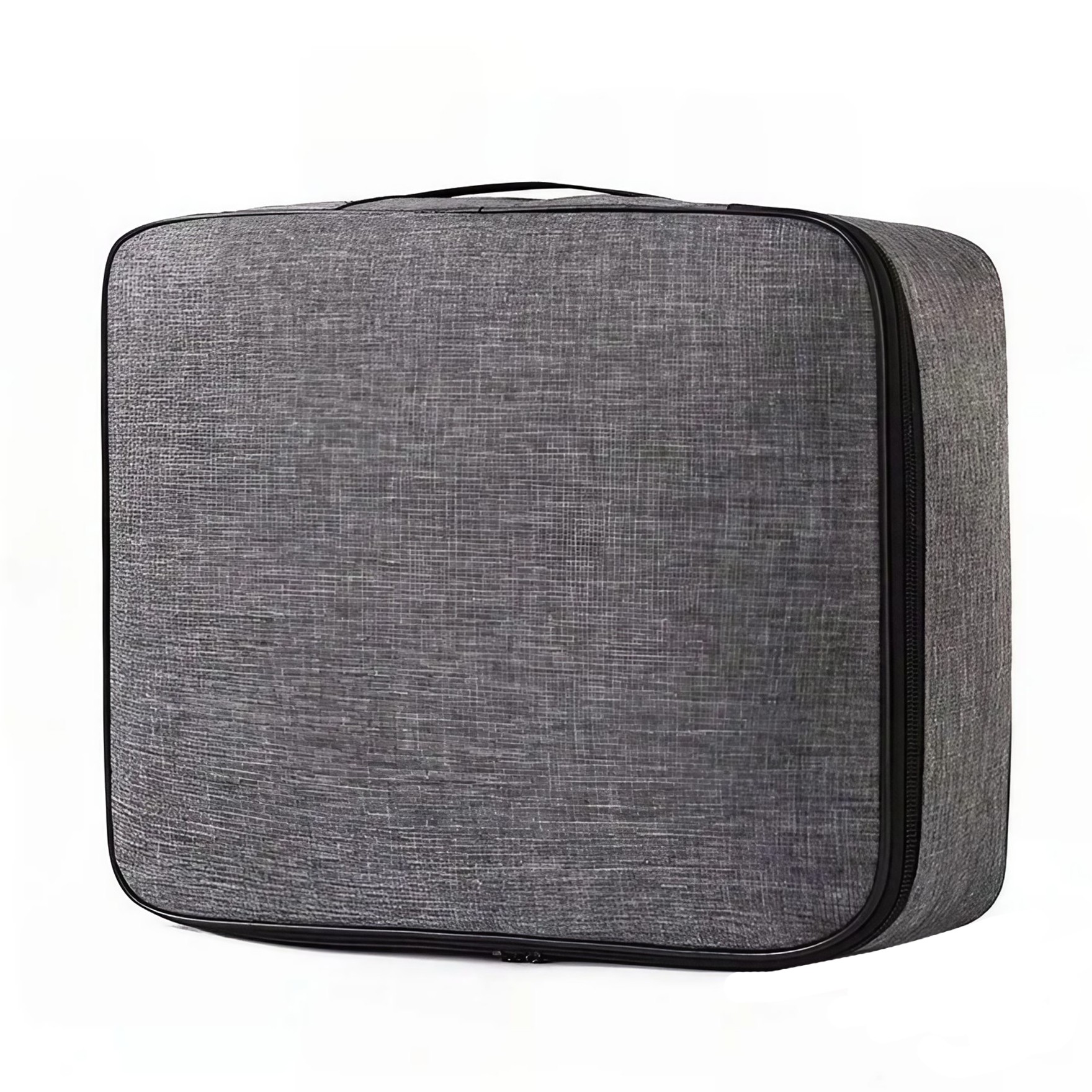 Geanta pentru Depozitare Acte si Documente, Flippy, 1 Compartiment mare cu Curele Interioare, Impermeabila, 37 x 10.5 x 27 cm, Gri Geanta pentru Depozitare Acte si Documente, Flippy, 1 Compartiment mare cu Curele Interioare, Impermeabila, 37 x 10.5 x 27 cm, Gri