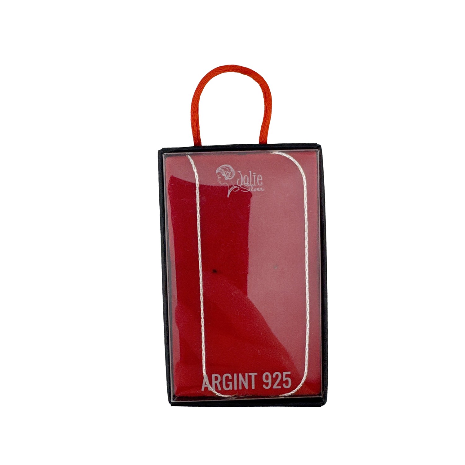 Lantisor din Argint 925, Jolie Silver, pentru Dama, Model Sfoara, 1.7 g, 38 cm, Design Delicat si Romantic, Argintiu