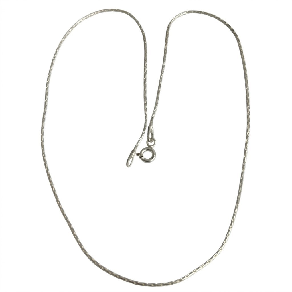 Lantisor din Argint 925, Jolie Silver, pentru Dama, Model Sfoara, 1.7 g, 38 cm, Design Delicat si Romantic, Argintiu