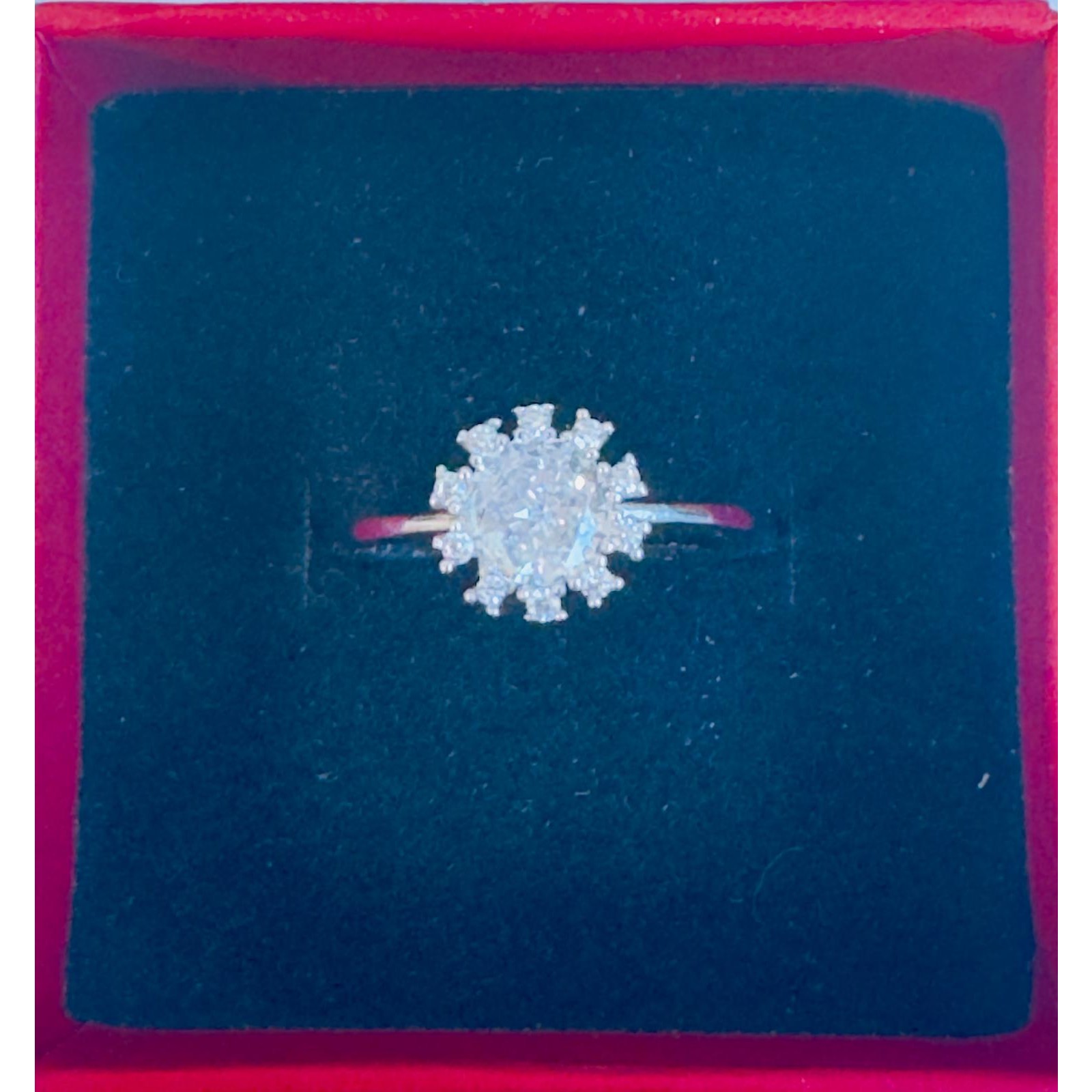 Inel din Argint 925, Model Bumb cu Zirconii, Jolie Silver