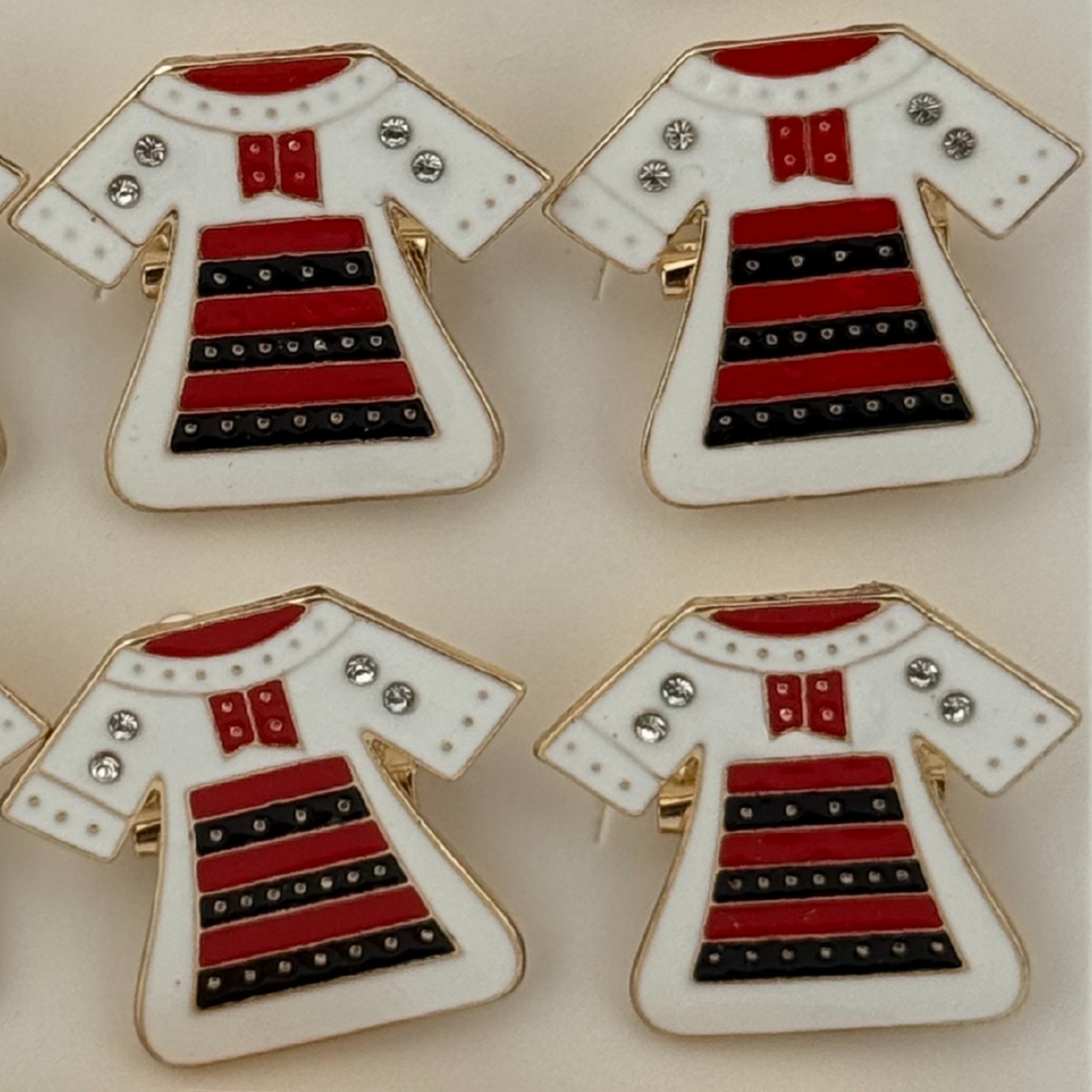 Set 12 Brose Martisor Primavara, Jolie, Model Ie Traditionala, Multicolor