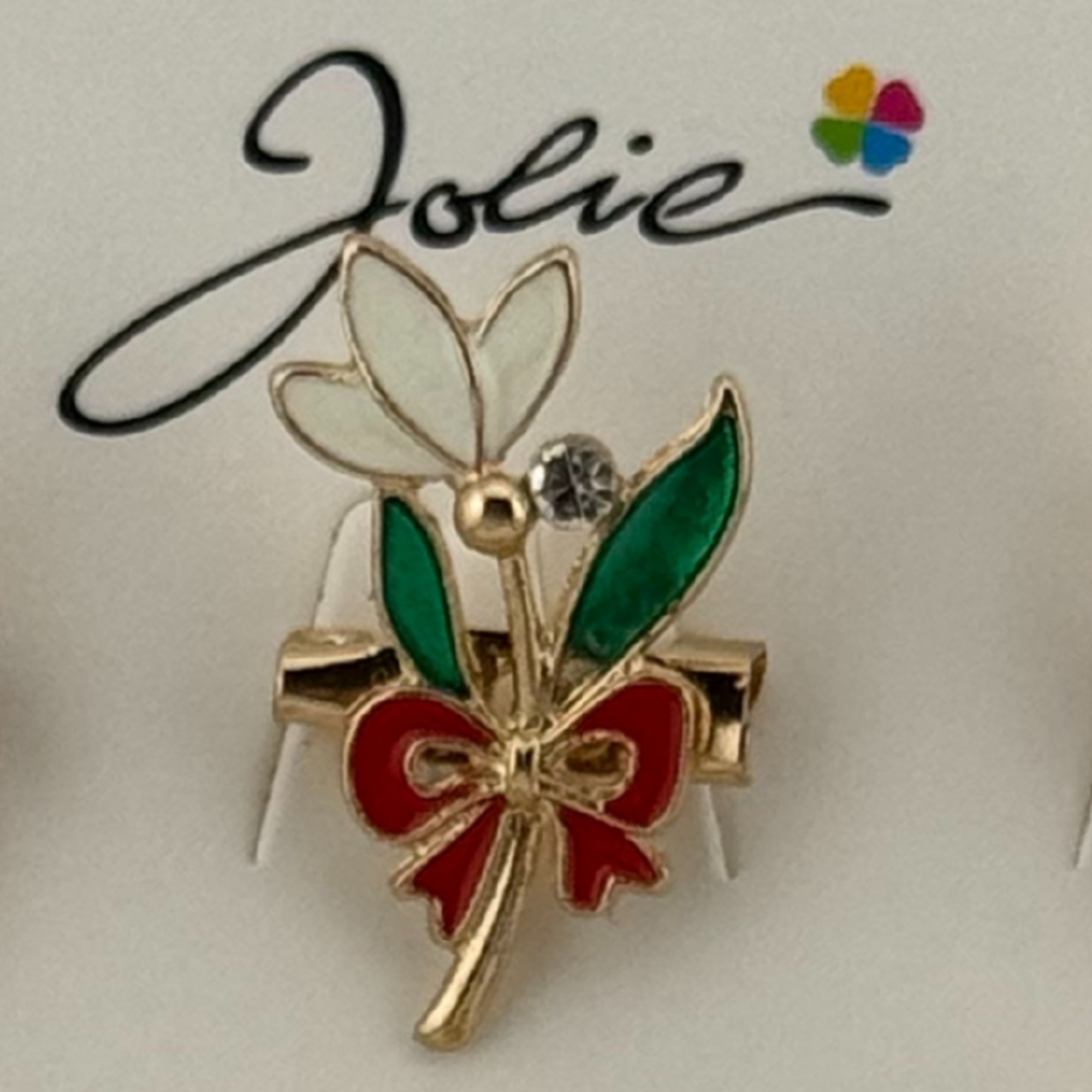 Set 12 Brose Martisor Primavara, Jolie, Model Floare cu Fundita