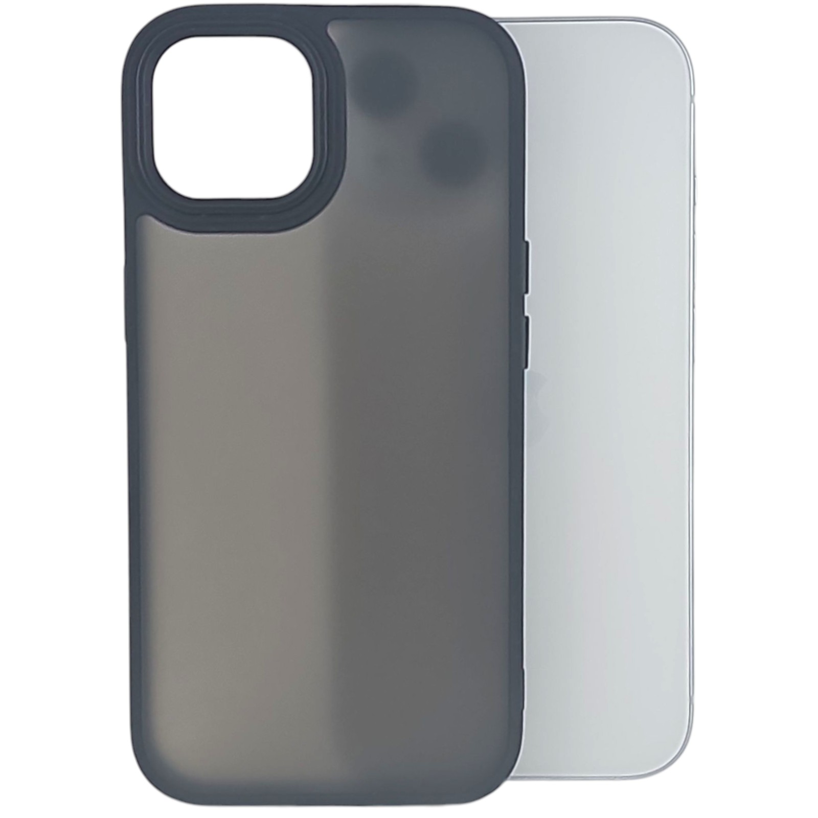 Husa de Protectie, Flippy, pentru iPhone 15, Satin Matte, din PC, Negru