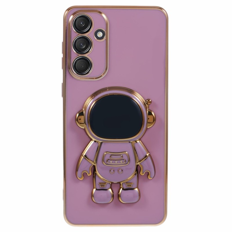Husa Telefon 2in1, Flippy, Compatibila Samsung Galaxy S24 Ultra, Carcasa TPU cu Suport Inclus Tip Astronaut, Protectie Camere, Mov