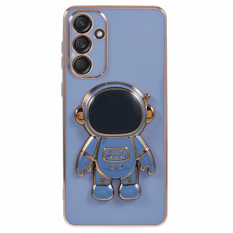 Husa Telefon 2in1, Flippy, Compatibila Samsung Galaxy S23 Plus, Carcasa TPU cu Suport Inclus Tip Astronaut, Protectie Camere, Albastru