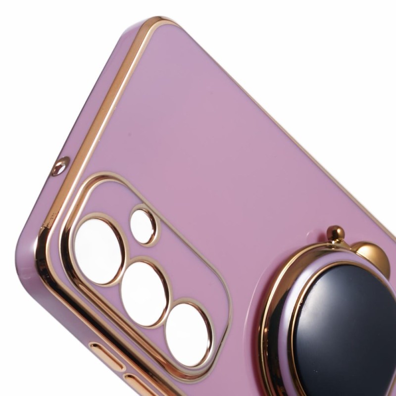 Husa Telefon 2in1, Flippy, Compatibila Samsung Galaxy S23 Plus, Carcasa TPU cu Suport Inclus Tip Astronaut, Protectie Camere, Mov