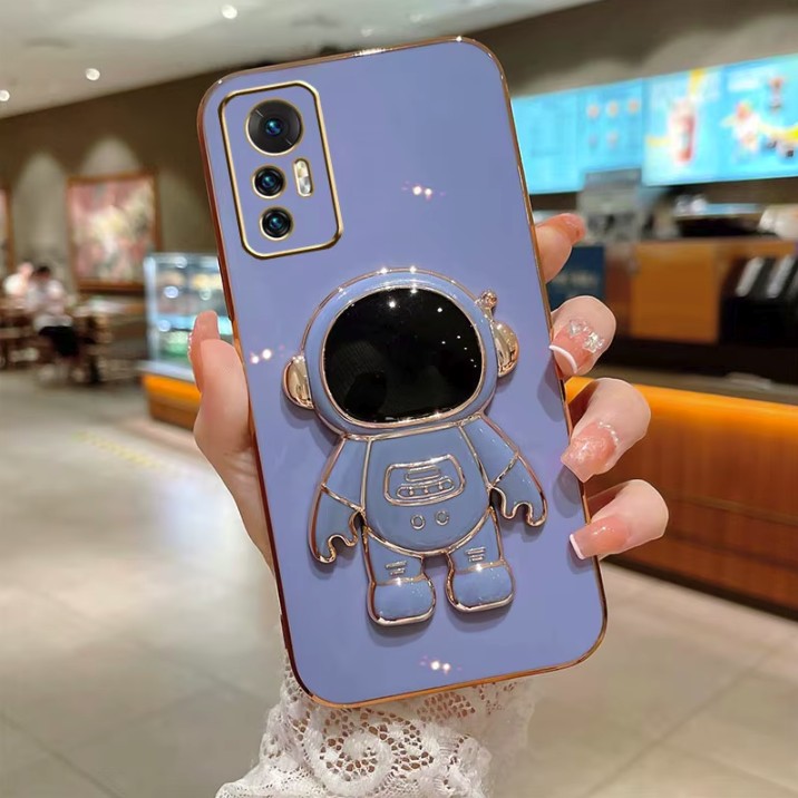 Husa de Protectie 2 in 1, Flippy, Husa de Protectie pentru Honor 90, Model Astronaut, Husa cu Suport, din TPU, Albastru