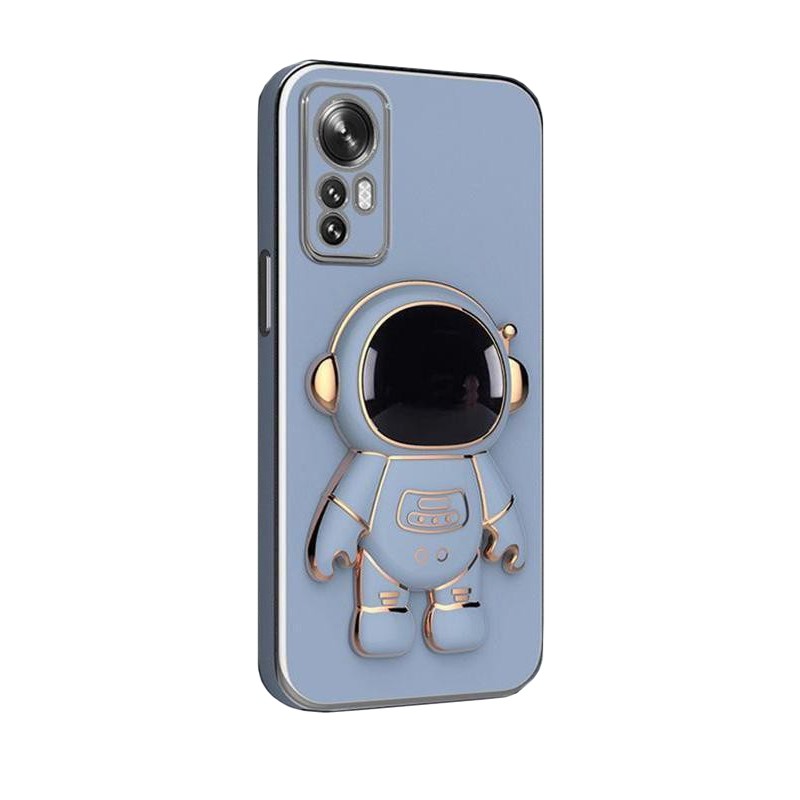 Husa de Protectie 2 in 1, Flippy, Husa de Protectie pentru Honor 70, Model Astronaut, Husa cu Suport, din TPU, Albastru