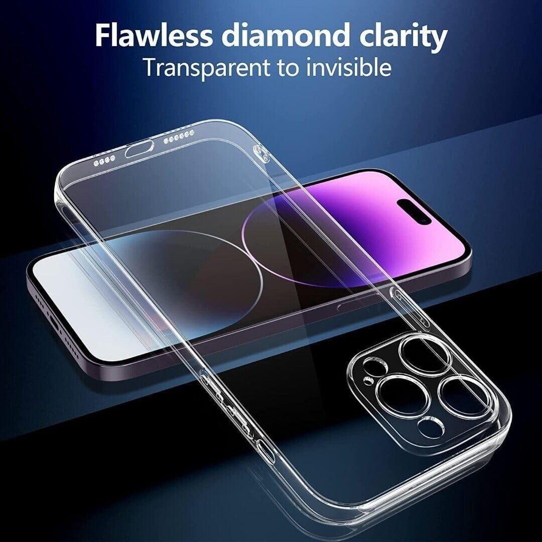 Husa de Protectie, Flippy, Compatibila cu Xiaomi Redmi 13C 5G, Tip Carcasa, Silicon TPU, Protectie camere, Transparent