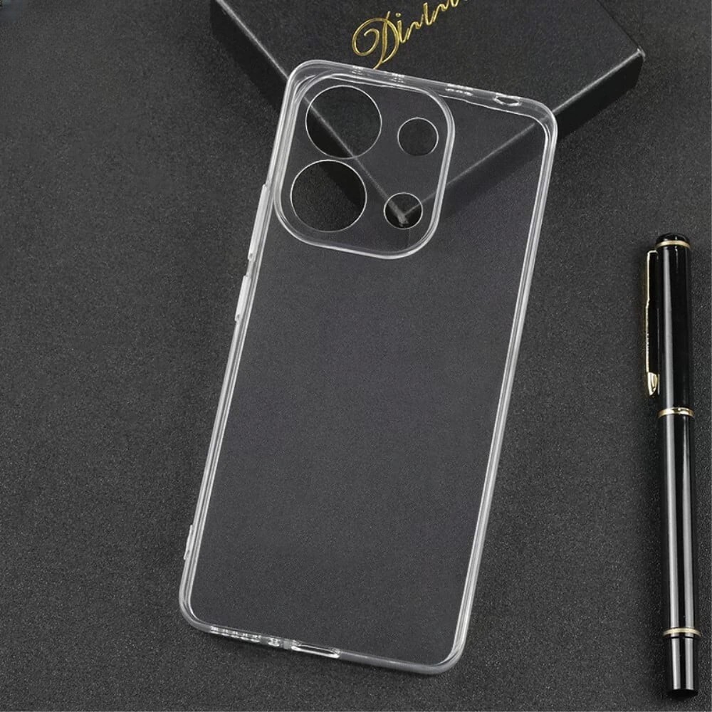 Husa Telefon, Flippy, Compatibila Xiaomi Redmi Note 13 4G, Carcasa TPU, Protectie Camere, 1.5 mm, Transparent