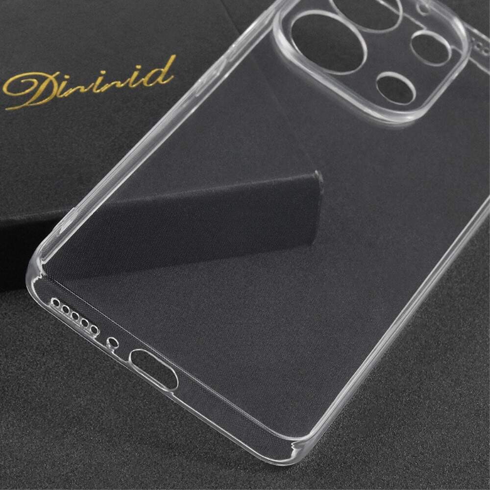 Husa Telefon, Flippy, Compatibila Xiaomi Redmi Note 13 4G, Carcasa TPU, Protectie Camere, 1.5 mm, Transparent