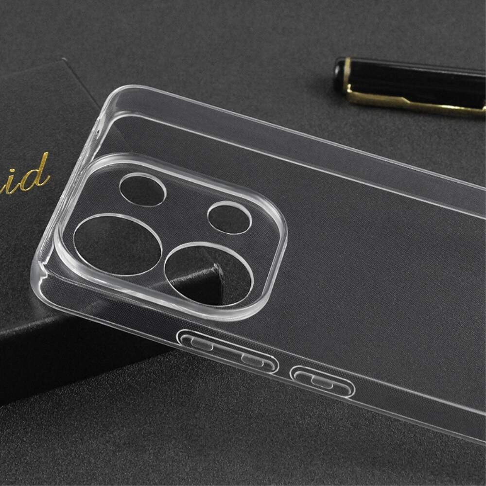 Husa Telefon, Flippy, Compatibila Xiaomi Redmi Note 13 4G, Carcasa TPU, Protectie Camere, 1.5 mm, Transparent