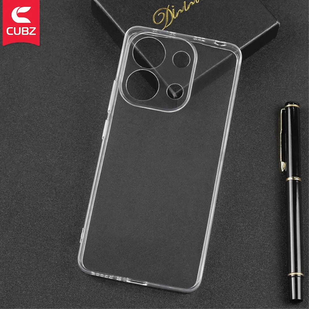 Husa Telefon, Flippy, Compatibila Xiaomi Redmi Note 13 4G, Carcasa TPU, Protectie Camere, 1.5 mm, Transparent