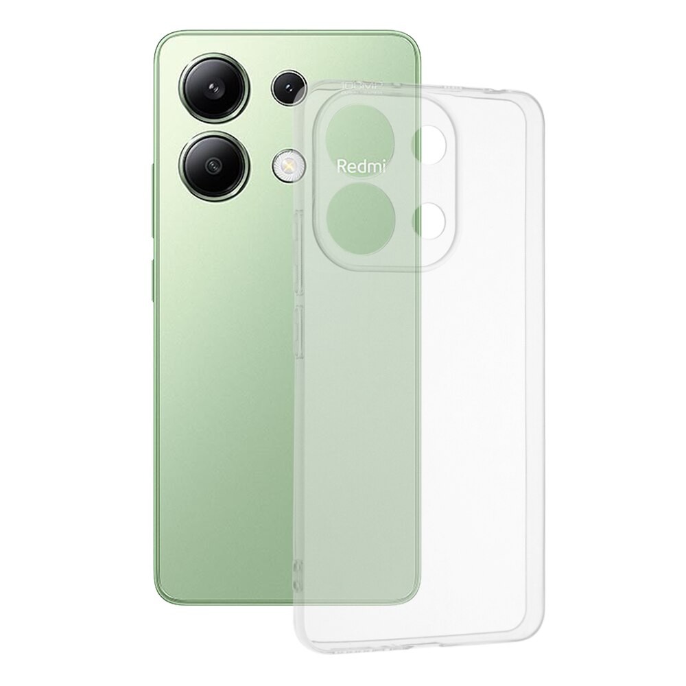 Husa Telefon, Flippy, Compatibila Xiaomi Redmi Note 13 4G, Carcasa TPU, Protectie Camere, 1.5 mm, Transparent