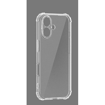 Husa de Protectie, Flippy, pentru Apple iPhone 16, TPU Protect Plus, cu Dust Plug, Transparent