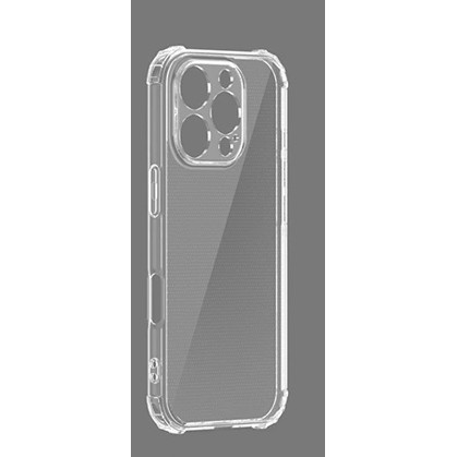 Husa de Protectie, Flippy, pentru Apple iPhone 16 Pro, TPU Protect Plus, cu Dust Plug, Transparent