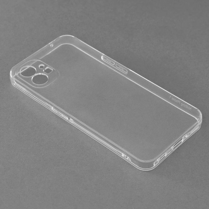 Husa de Protectie, Flippy, pentru Nothing Phone 2, TPU Protect Plus, cu Dust Plug, Transparent
