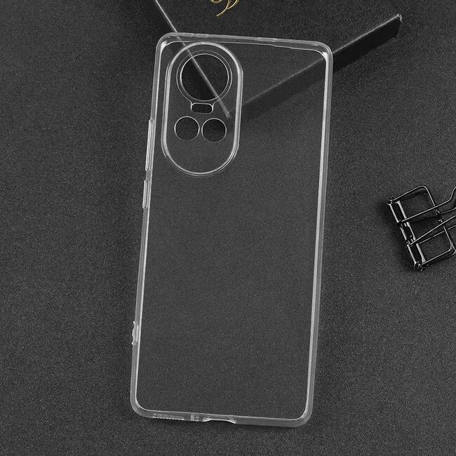 Husa de Protectie, Flippy, pentru Oppo Reno 10, TPU Protect Plus, cu Dust Plug, Transparent
