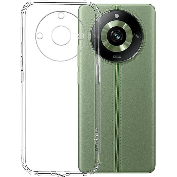 Husa de Protectie, Flippy, pentru Realme 11 Pro+, TPU Protect Plus, cu Dust Plug, Transparent