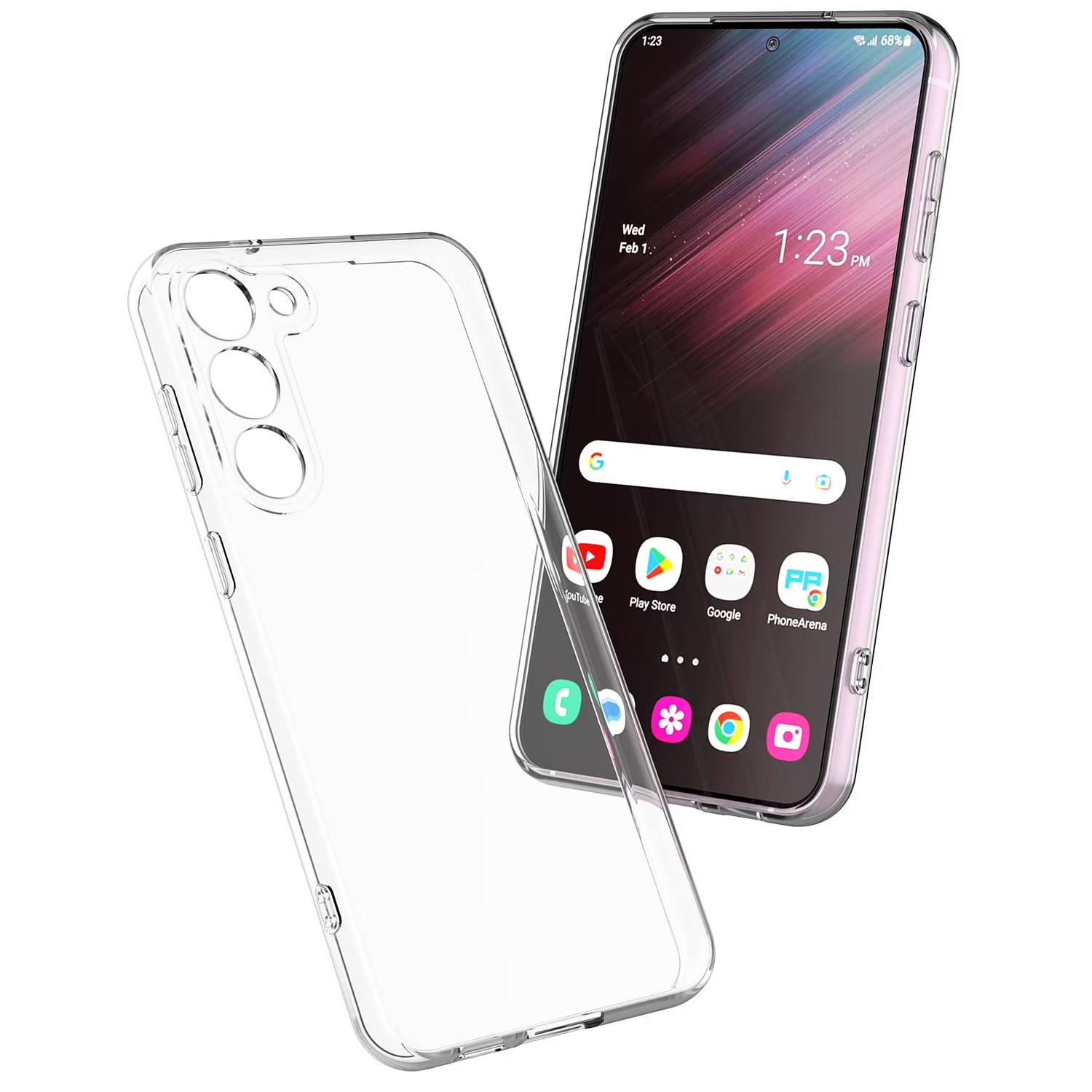 Husa de Protectie, Flippy, Compatibila cu Samsung Galaxy S23 FE 5G, TPU, Transparent