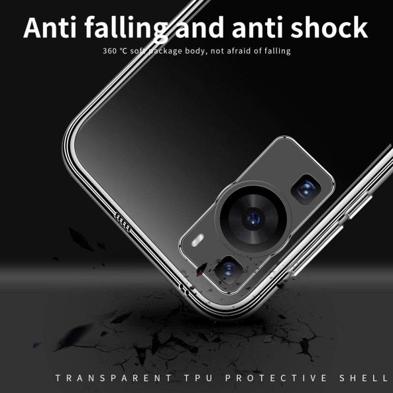 Husa de Protectie, Flippy, Compatibila cu Huawei P60 Pro, TPU, Transparent