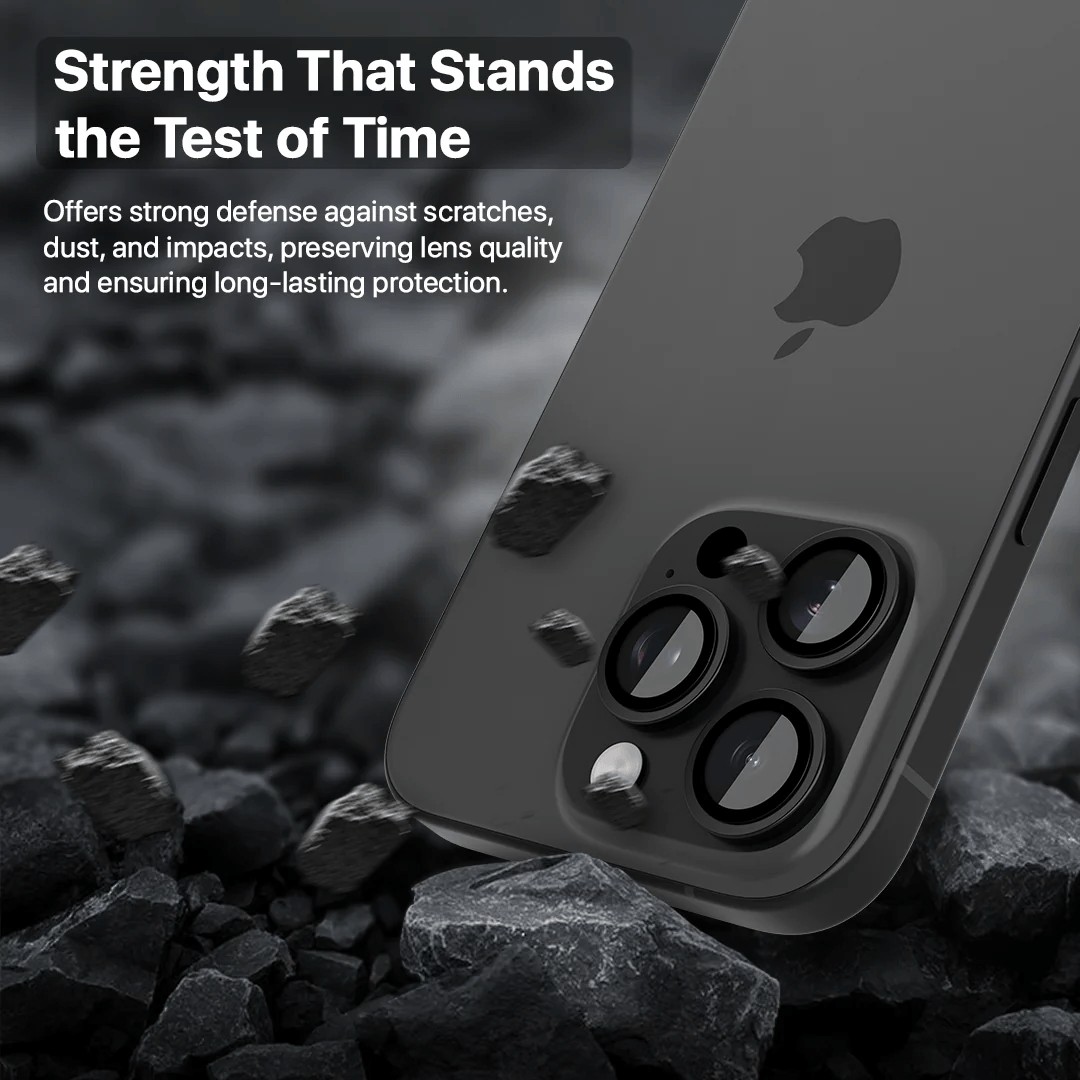 Folie Sticla pentru Camera, Flippy, Pentru Apple iPhone 16 Plus, 3D, Transparent