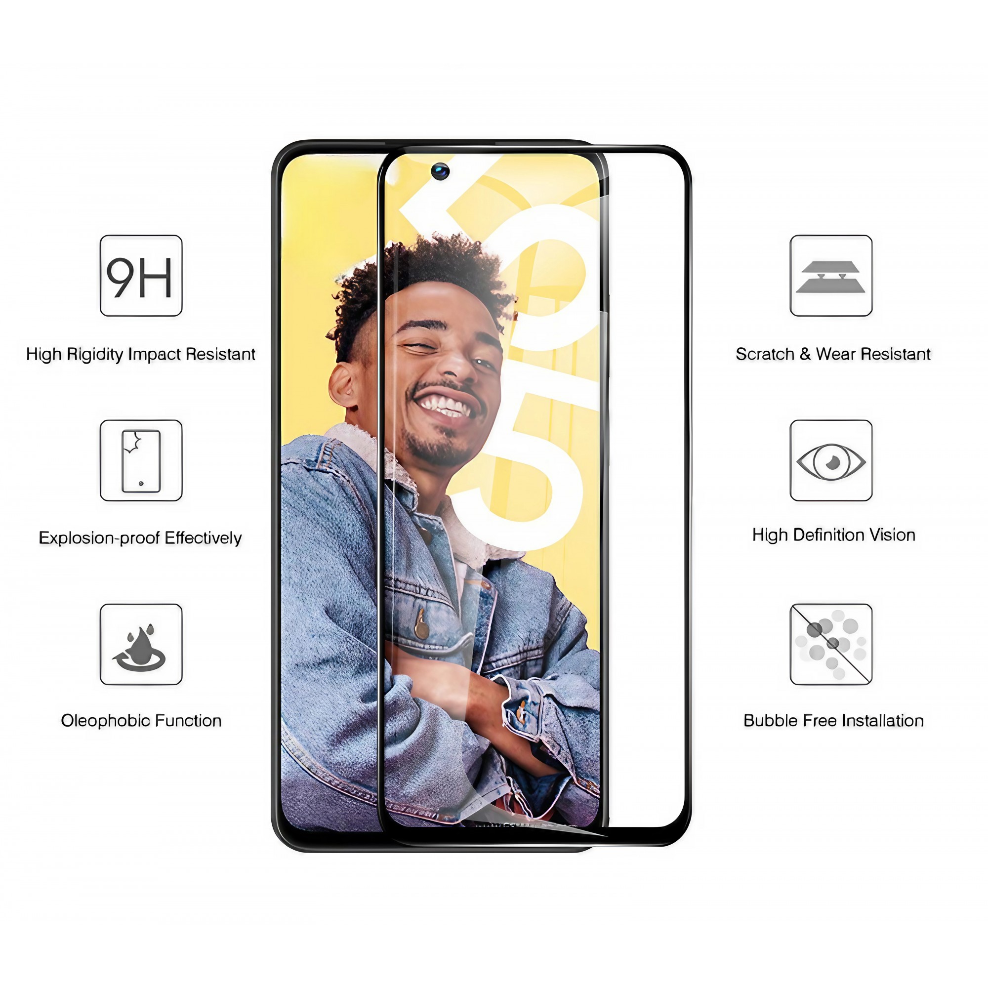 Folie Sticla Securizata, Flippy, Pentru Samsung Galaxy S23 FE, Full Glue, Margini Negre, Transparent Folie Sticla Securizata, Flippy, Pentru Samsung Galaxy S23 FE, Full Glue, Margini Negre, Transparent
