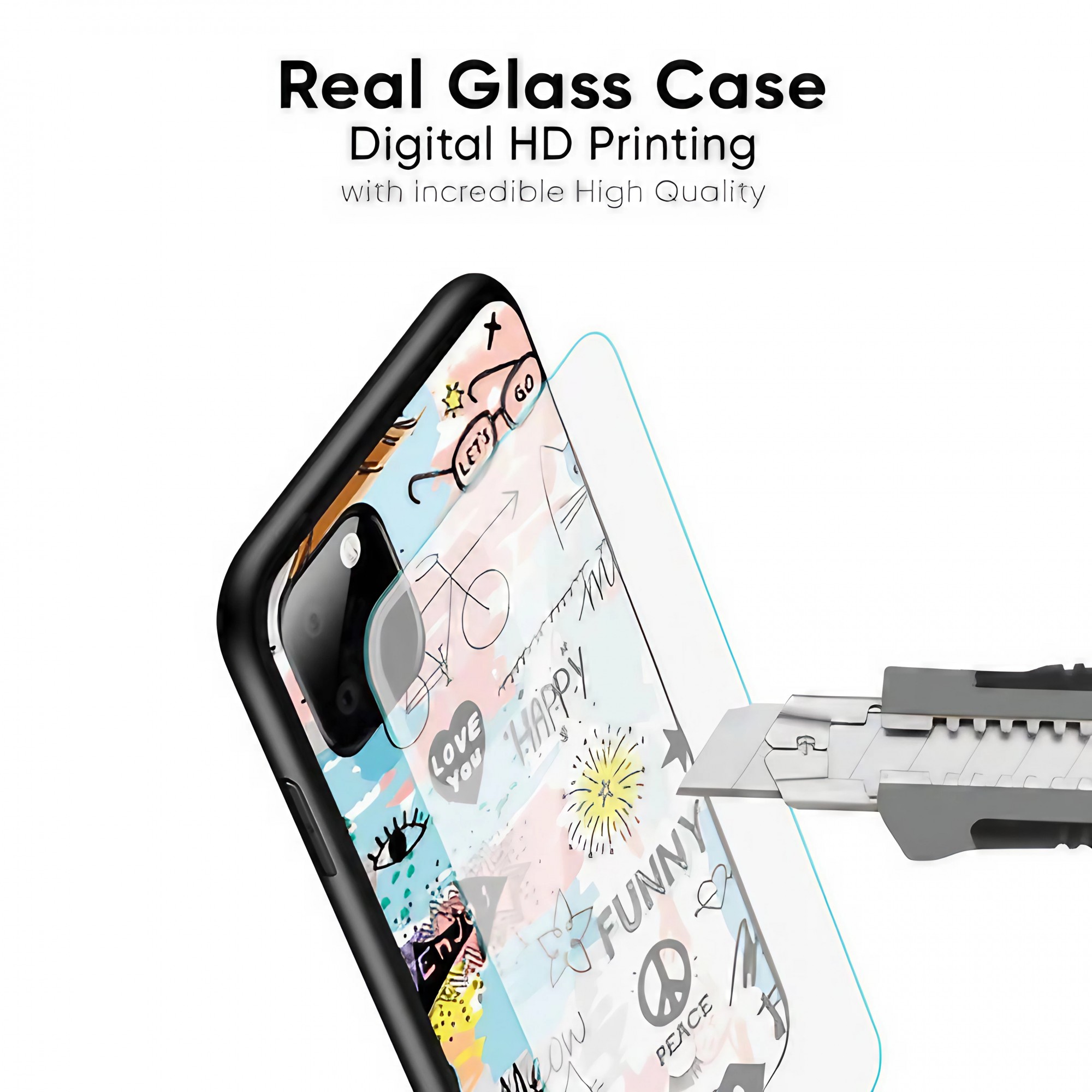 Folie Sticla Securizata, Flippy, Pentru Realme C55, Full Glue, Margini Negre, Transparent