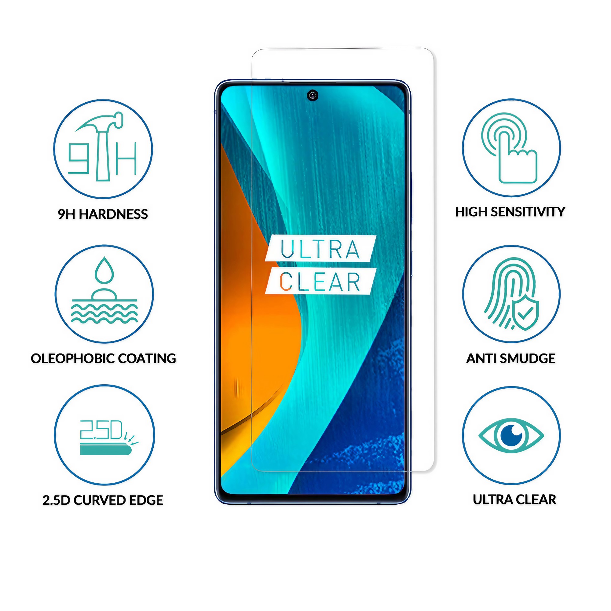 Folie Sticla Securizata, Flippy, Pentru Samsung Galaxy A35, 2.5D, HD, Transparenta