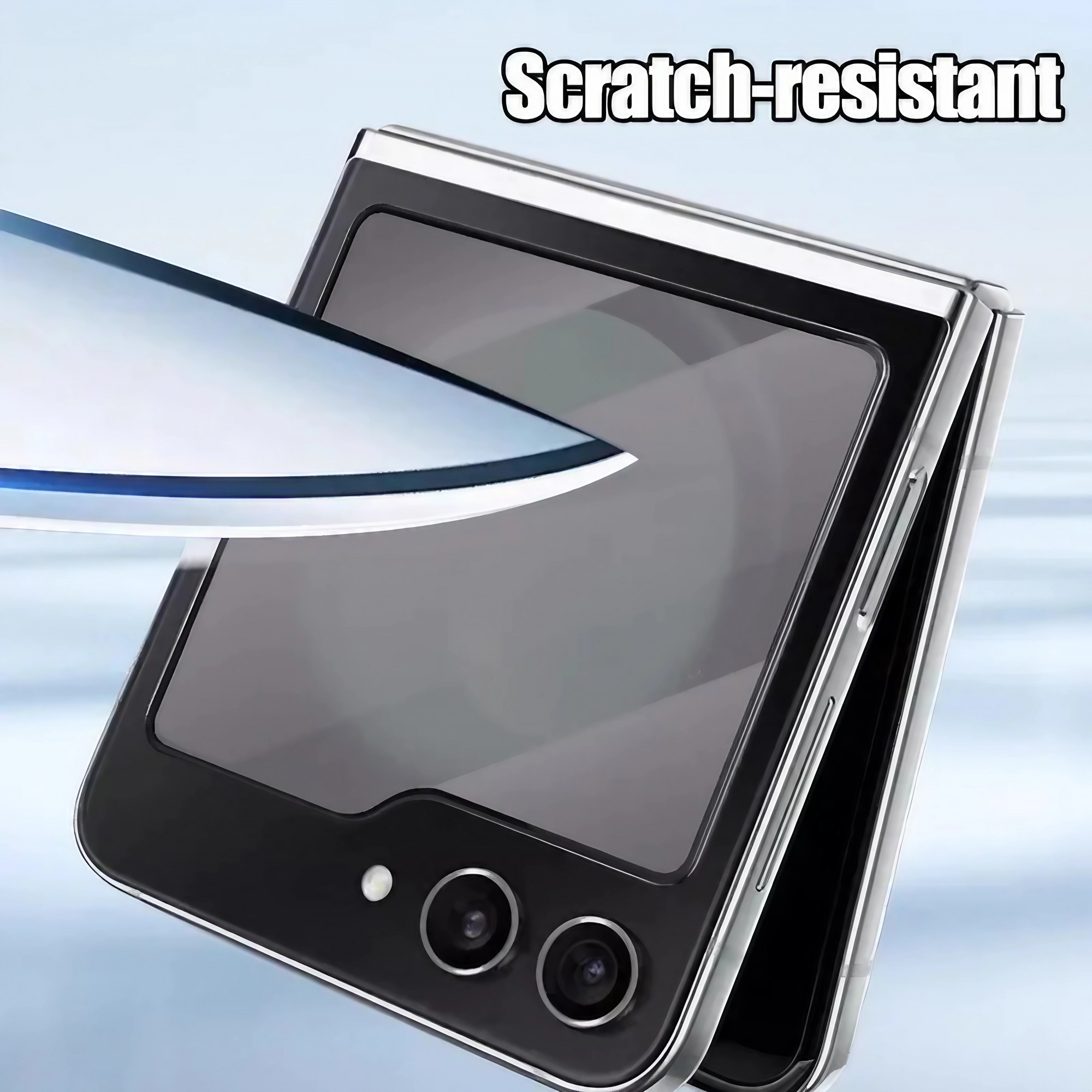 Folie Sticla Securizata, Flippy, Pentru Samsung Galaxy Z Flip5, 2.5D, HD, Transparenta