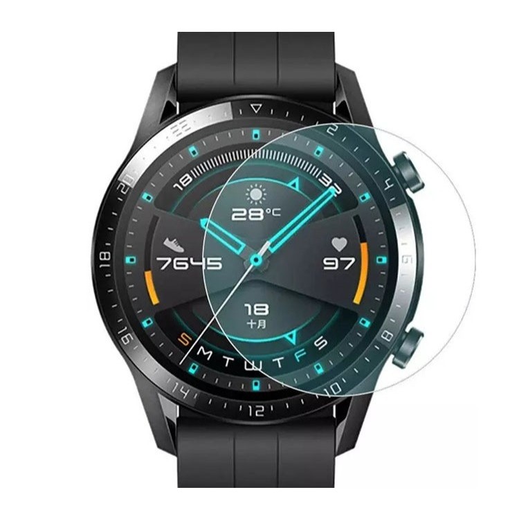 Folie de protectie, Flippy, Pentru Huawei Watch GT4 41MM, Sticla Securizata 2.5 D , Transparent