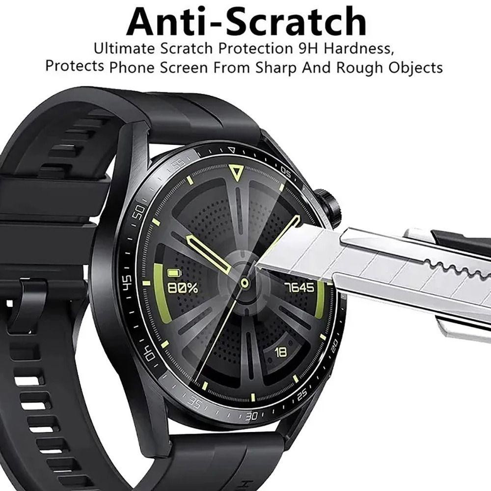 Folie de protectie, Flippy, Pentru Huawei Watch GT4 41MM, Sticla Securizata 2.5 D , Transparent