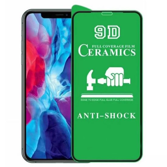 Folie de Protectie Ceramica, Flippy, Compatibila cu OnePlus Nord CE2 Lite, Ceramics 9D, Antisoc, Margini Negre, Transparent