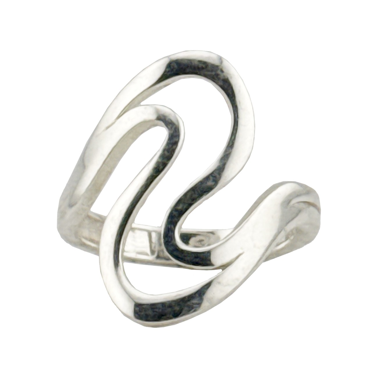 Inel pentru Dama Argint 925, Jolie, Model Spirala 5.3 gr, Marimea 60, 2.5 x 2 cm, Argintiu