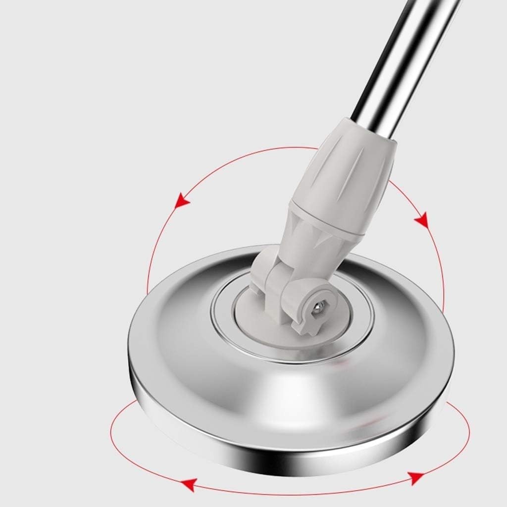 Set mop rotativ cu galeata Flippy, material plastic si microfibra, rezistent, cu dop scurgere, vas detasabil, pentru interior, capacitate 8 l, negru/rosu, Resigilat
